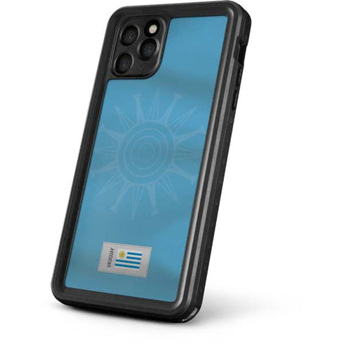 Uruguay Soccer Flag iPhone 11 Pro Max Waterproof Case